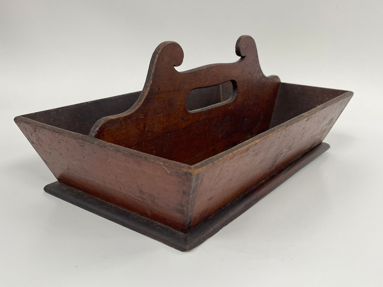 DOVETAILED CHERRY KNIFE RACK IN OLD FINISH (1 of 3)