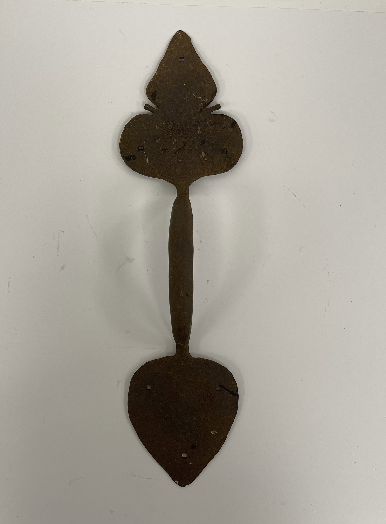 FORGED IRON AMERICAN COLONIAL DOOR HANDLE (1 of 3)