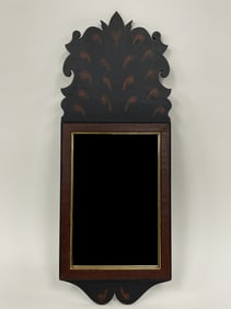 CHIPPENDALE MIRROR SIGNED AND DATED