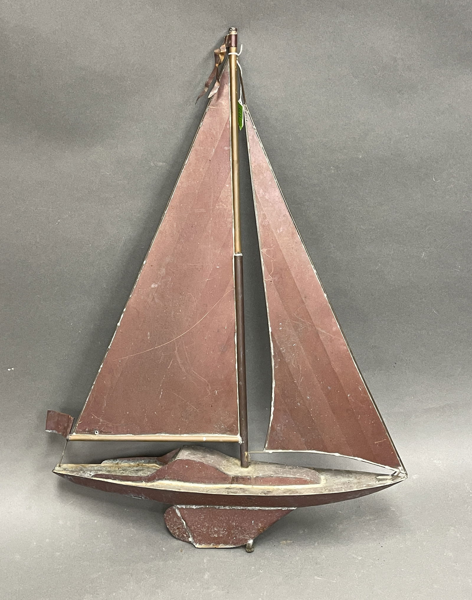 LARGE SCHOONER COPPER WEATHERVANE (1 of 2)