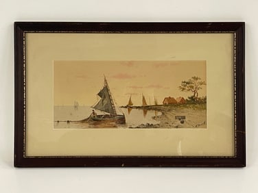 W/C PAINTING BY M. BENNETTI, 14 X 22