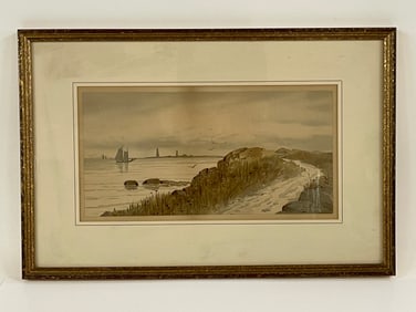 LITHOGRAPH BY LOUIS HARLOW, BY PRANG, 14 X 21