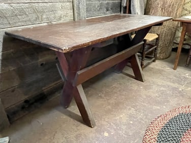 SAWBUCK TABLE