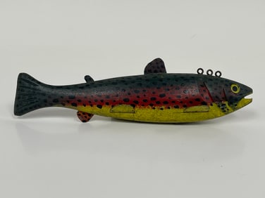 10.5" FISH DECOY , DOUBLE WEIGHTED WITH TIN FINS