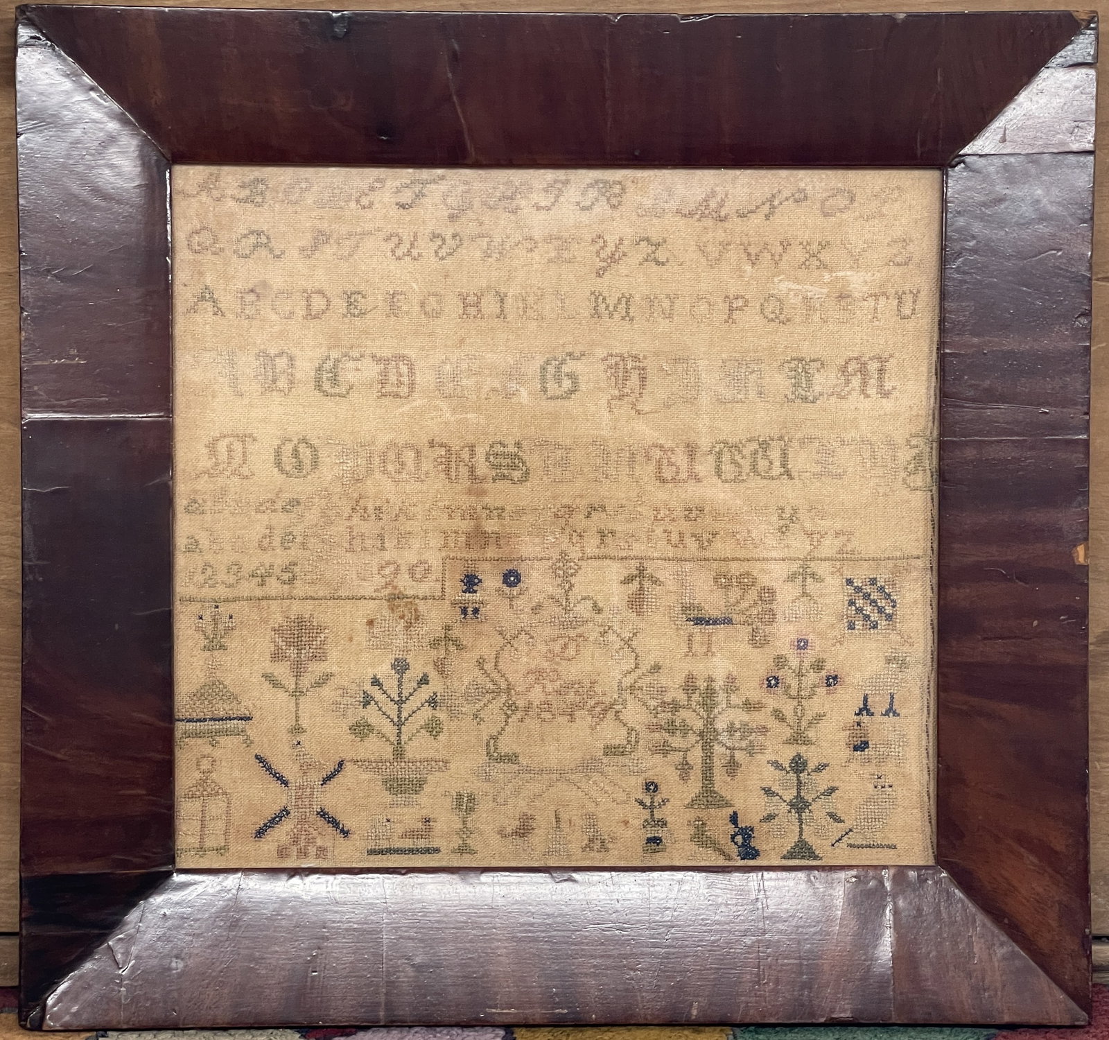 SAMPLER D.R. 1849: SAMPLER D.R. 1849 15" X 14"