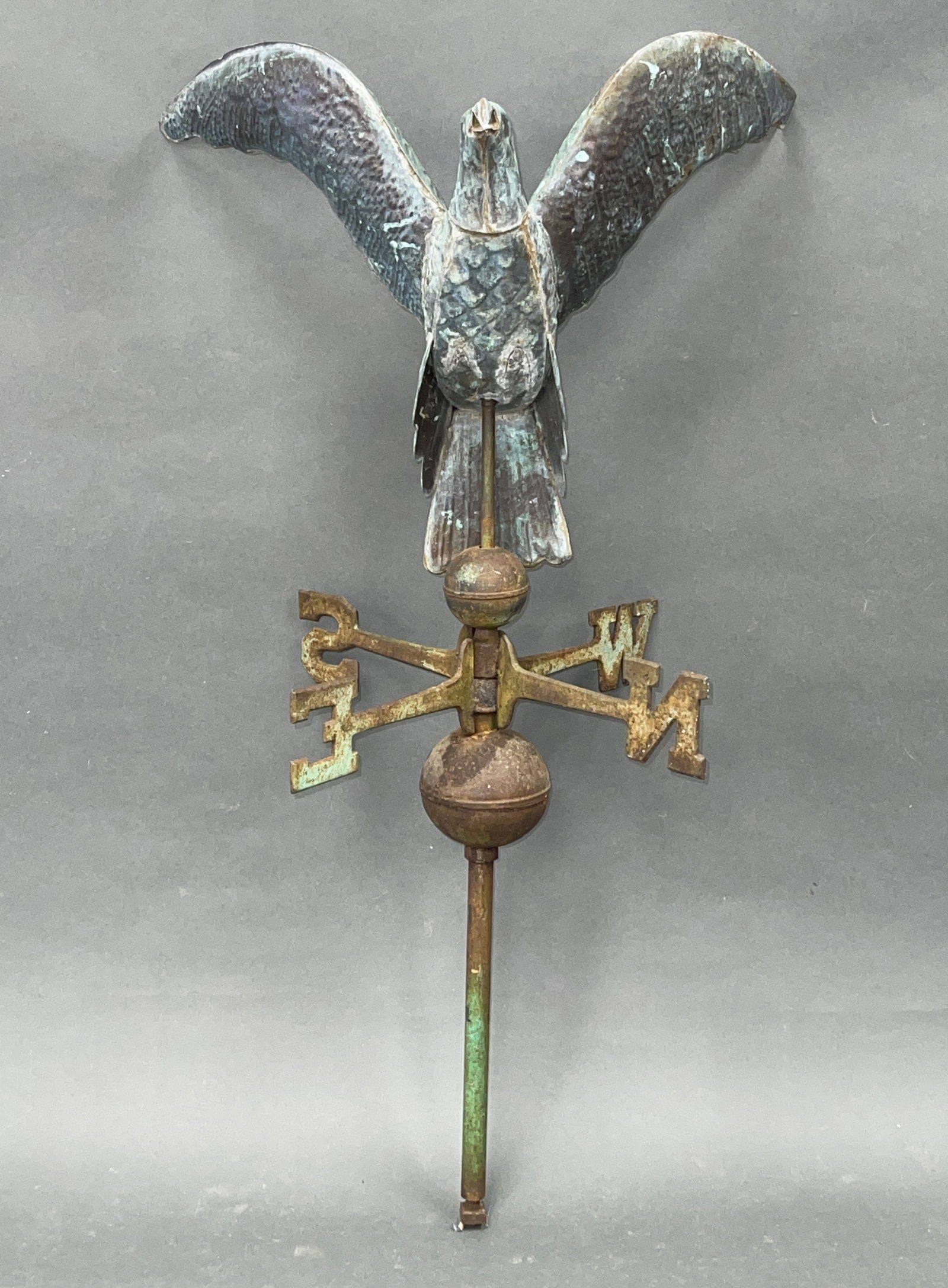 COPPER EAGLE WEATHERVANE ON DIRECTIONAL (1 of 5)