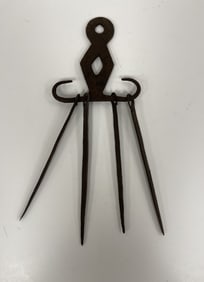 18TH C FORGED IRON SKEWER SET