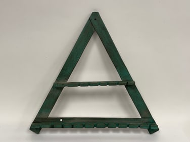 TRIANGULAR WOODEN SPOON HOLDER