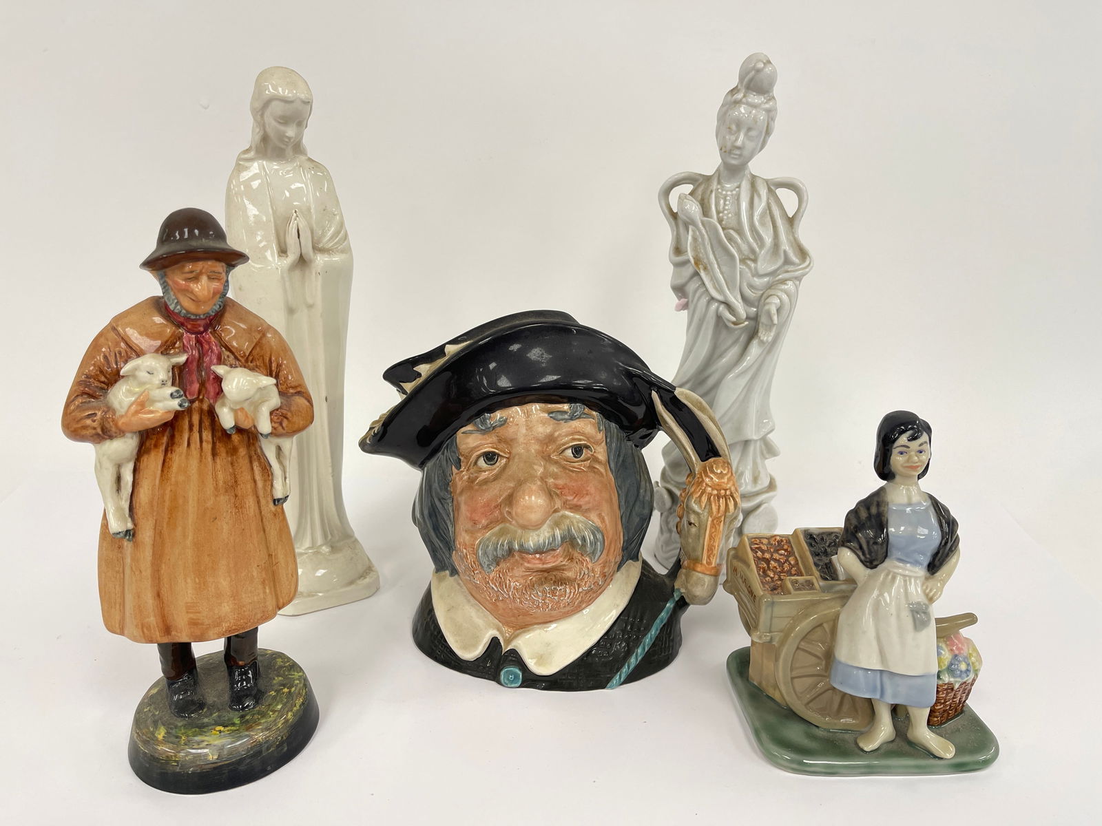 GROUPING OF DOULTON, HUMMEL, OTHERS, DAMAGE TO HUMMEL MARY BOTTOM (1 of 4)