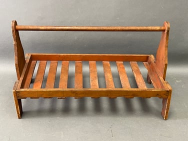 C1900 wooden berry/herb carrier