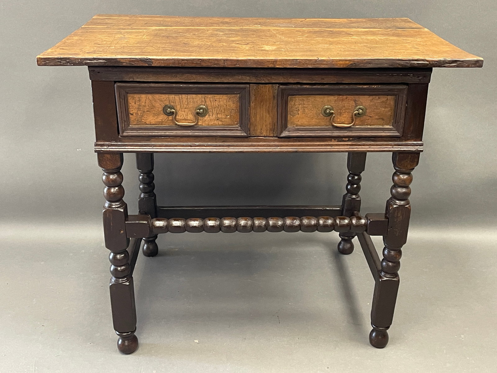 An oak William and Mary side table (1 of 5)