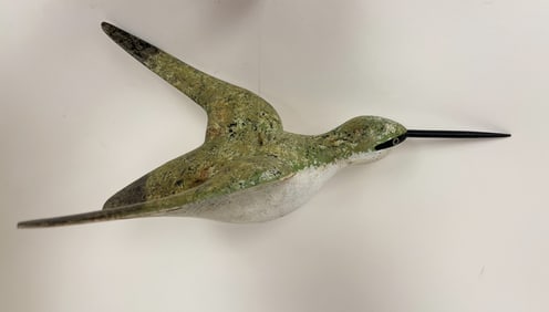 FOLK CARVED V/PA FLYING SEABIRD 11 X 8 from VA
