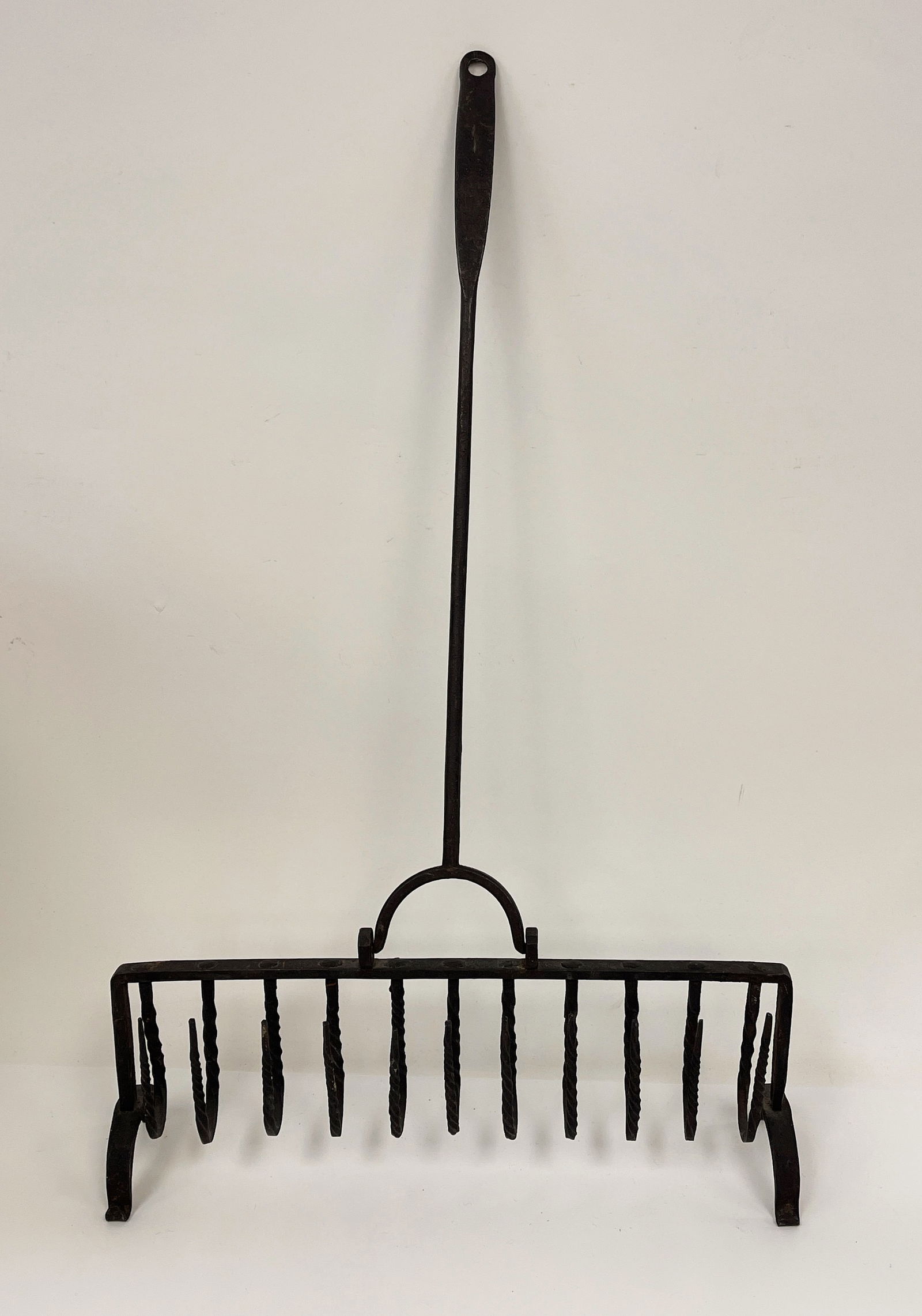 18th C American wrought iron fish roasting rack (1 of 3)