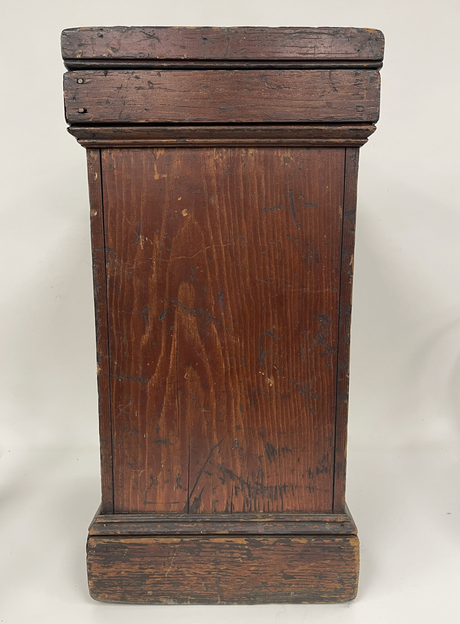 WOODEN PEDESTAL WITH REMOVEABLE TOP 10 X 10 X 20: WOODEN PEDESTAL WITH REMOVEABLE TOP 10 X 10 X 20