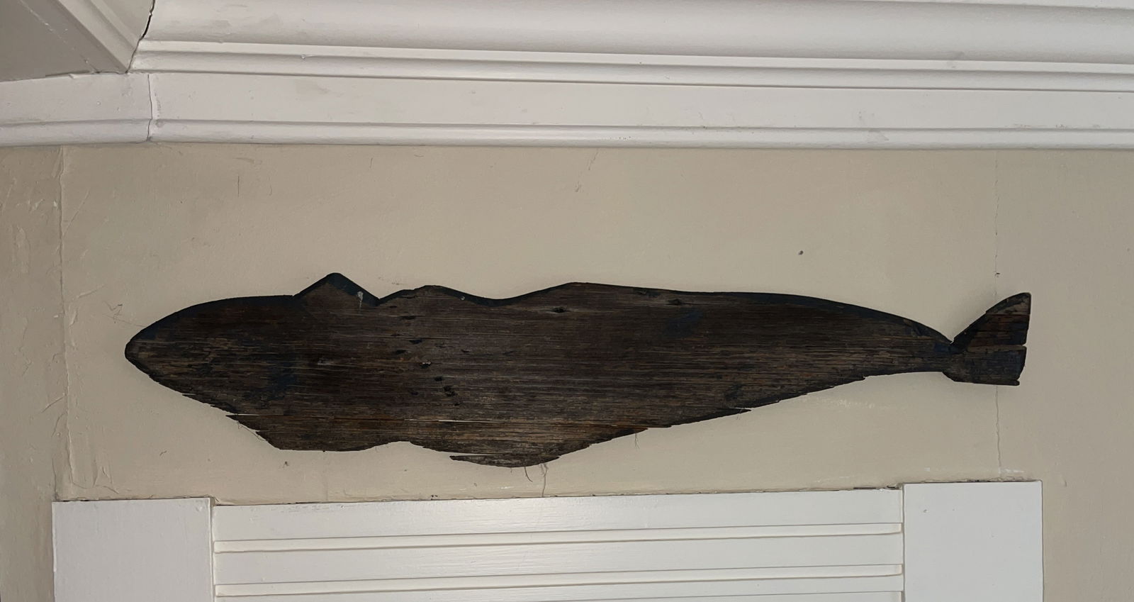 EARLY WHALE WOODEN WEATHERVANE (1 of 3)