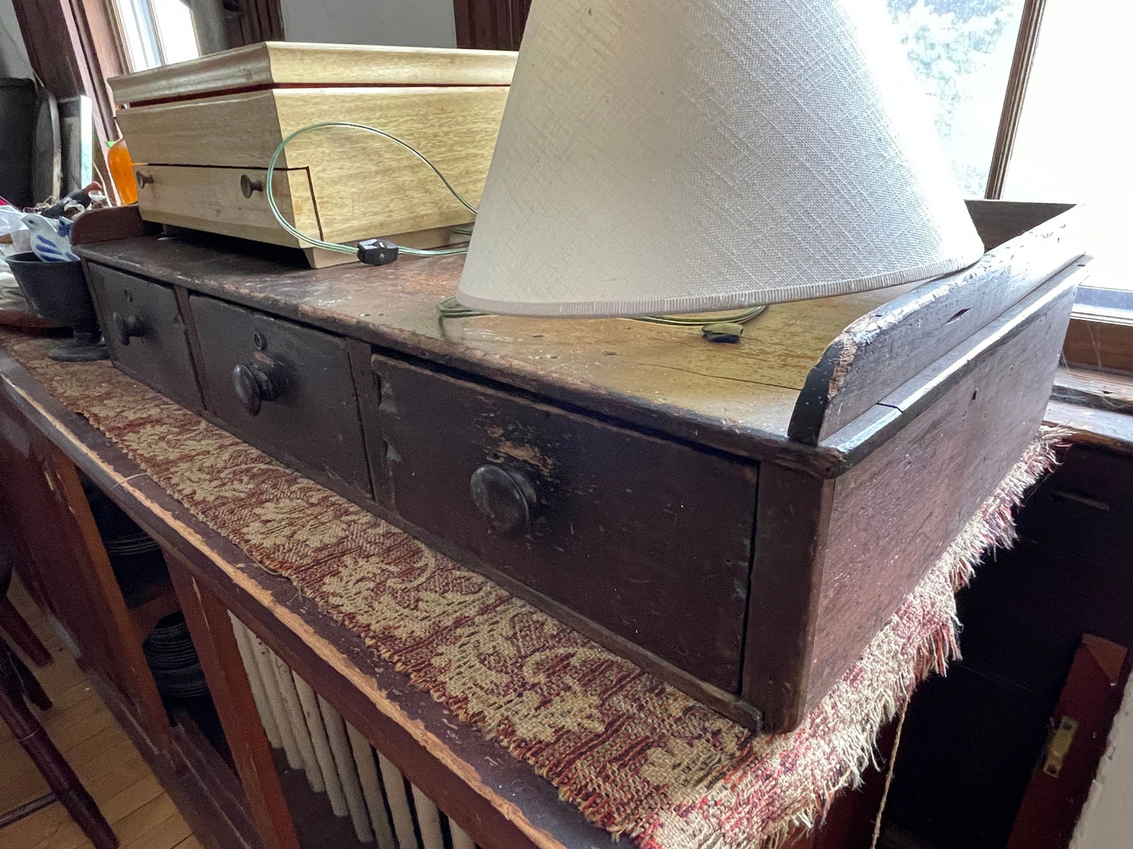 THREE DRAWER DESK - 2