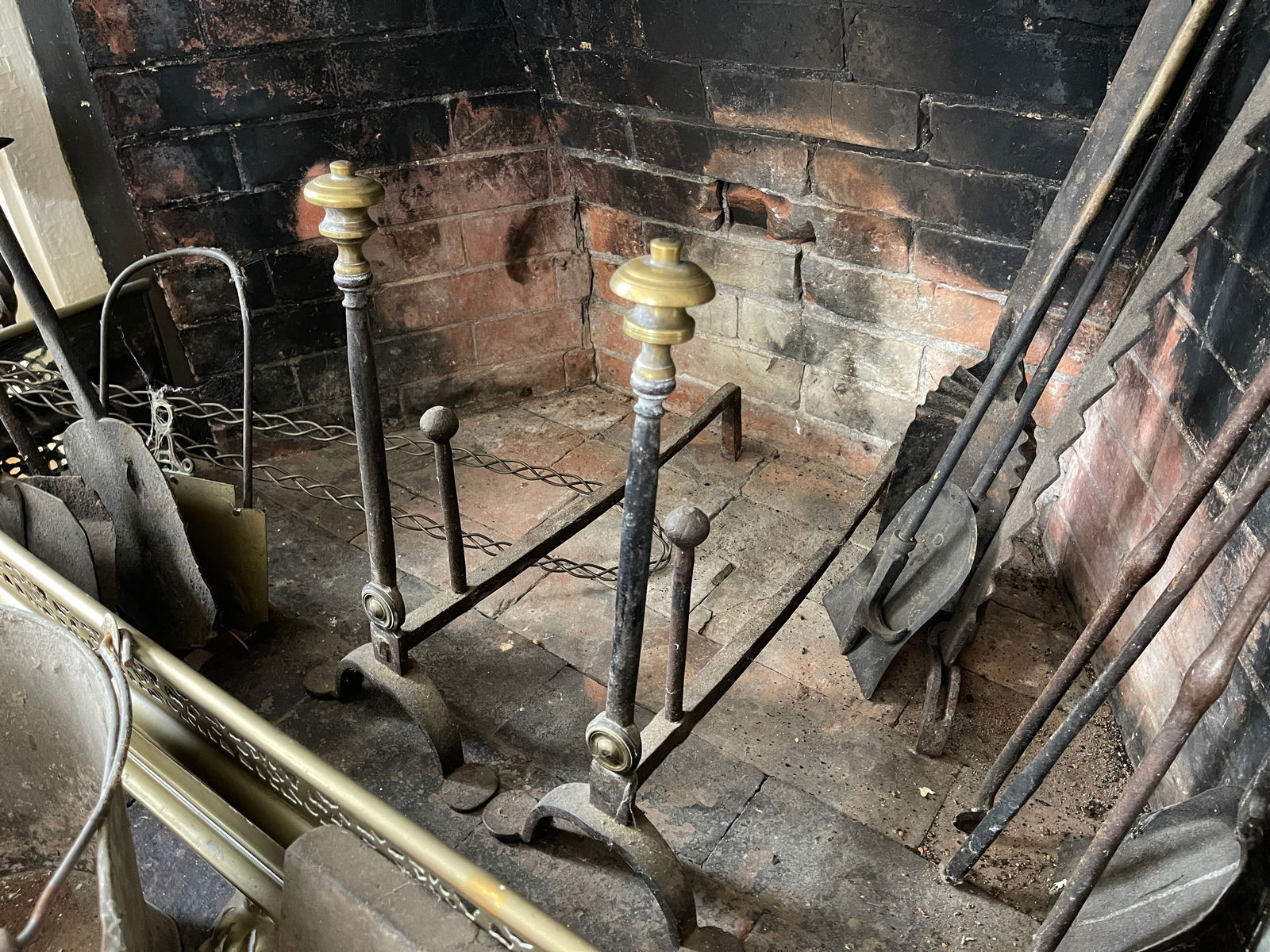 IRON ANDIRONS, TOOLS (1 of 4)