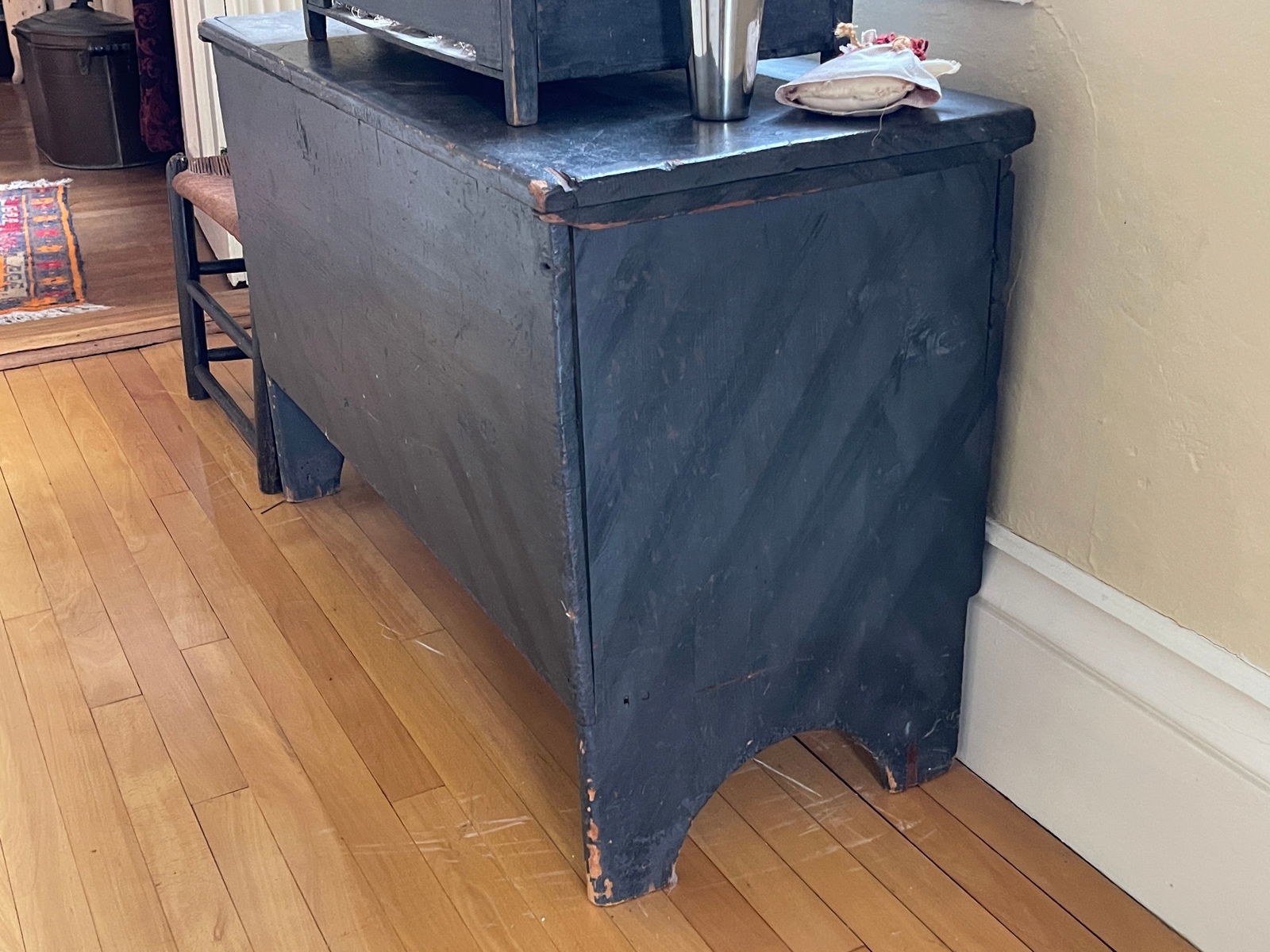 PAINTED BLANKET CHEST - 2