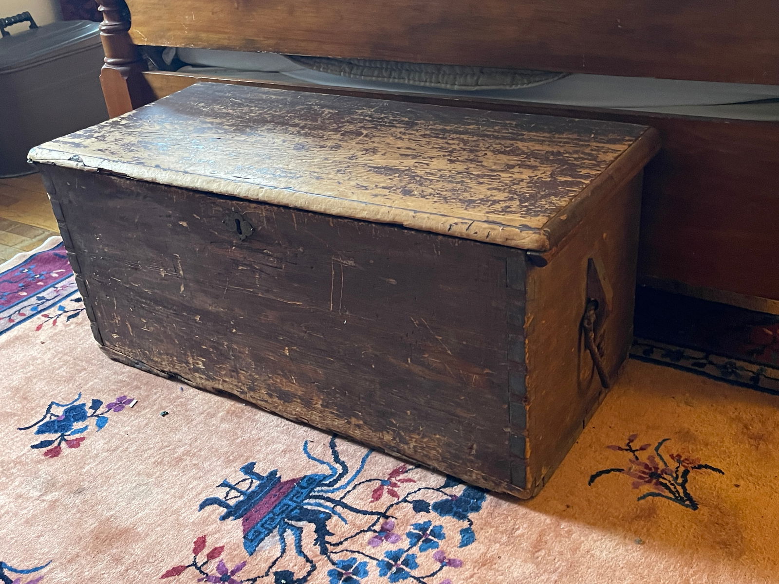 PAINTED SEA CHEST - 2