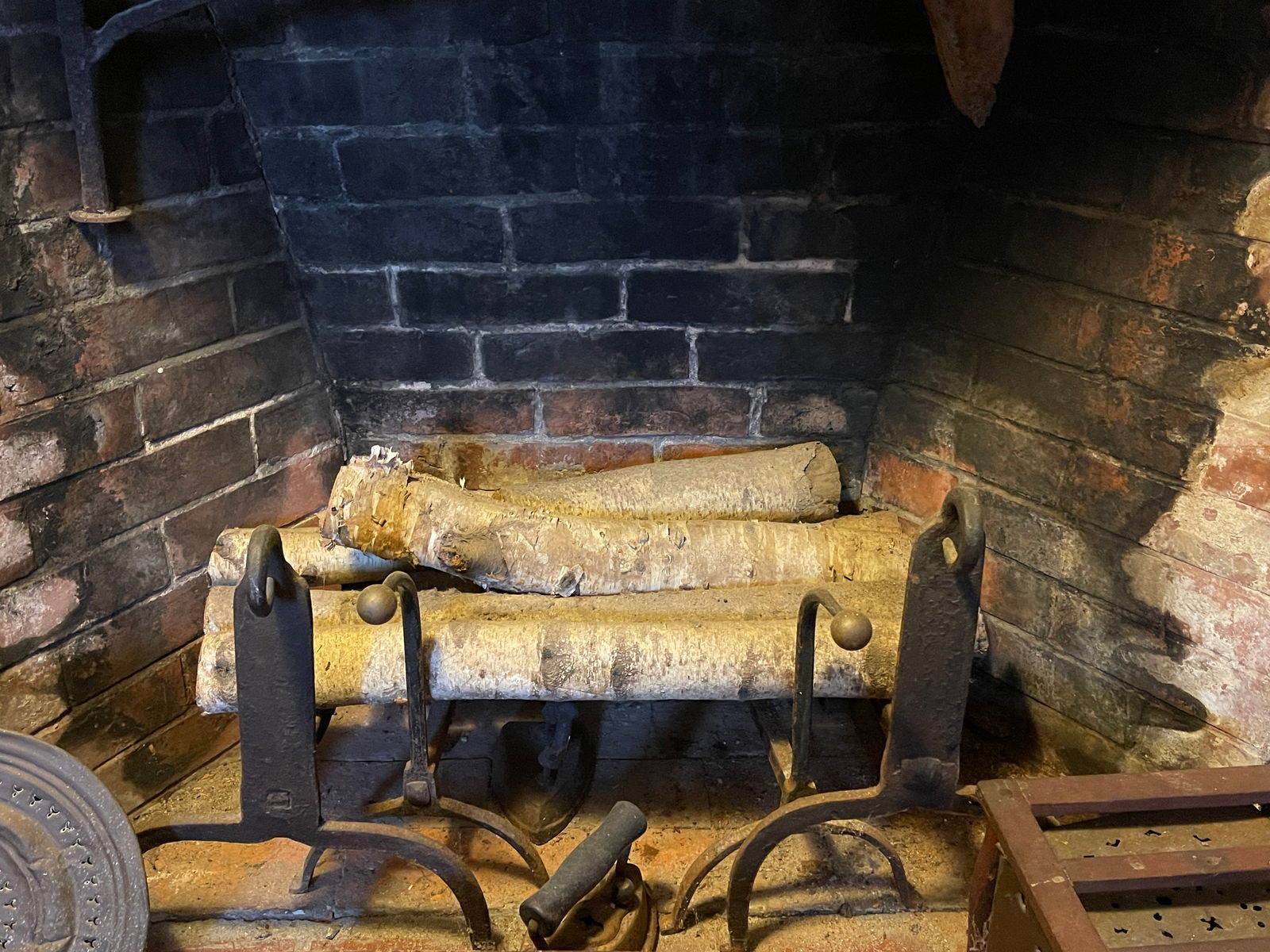 TWO SETS IRON ANDIRON (1 of 2)