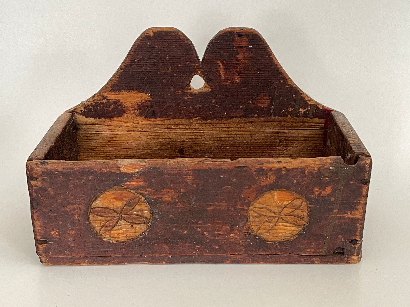 WALL BOX: WALL BOX WITH STARS 10" X 5" X 7"