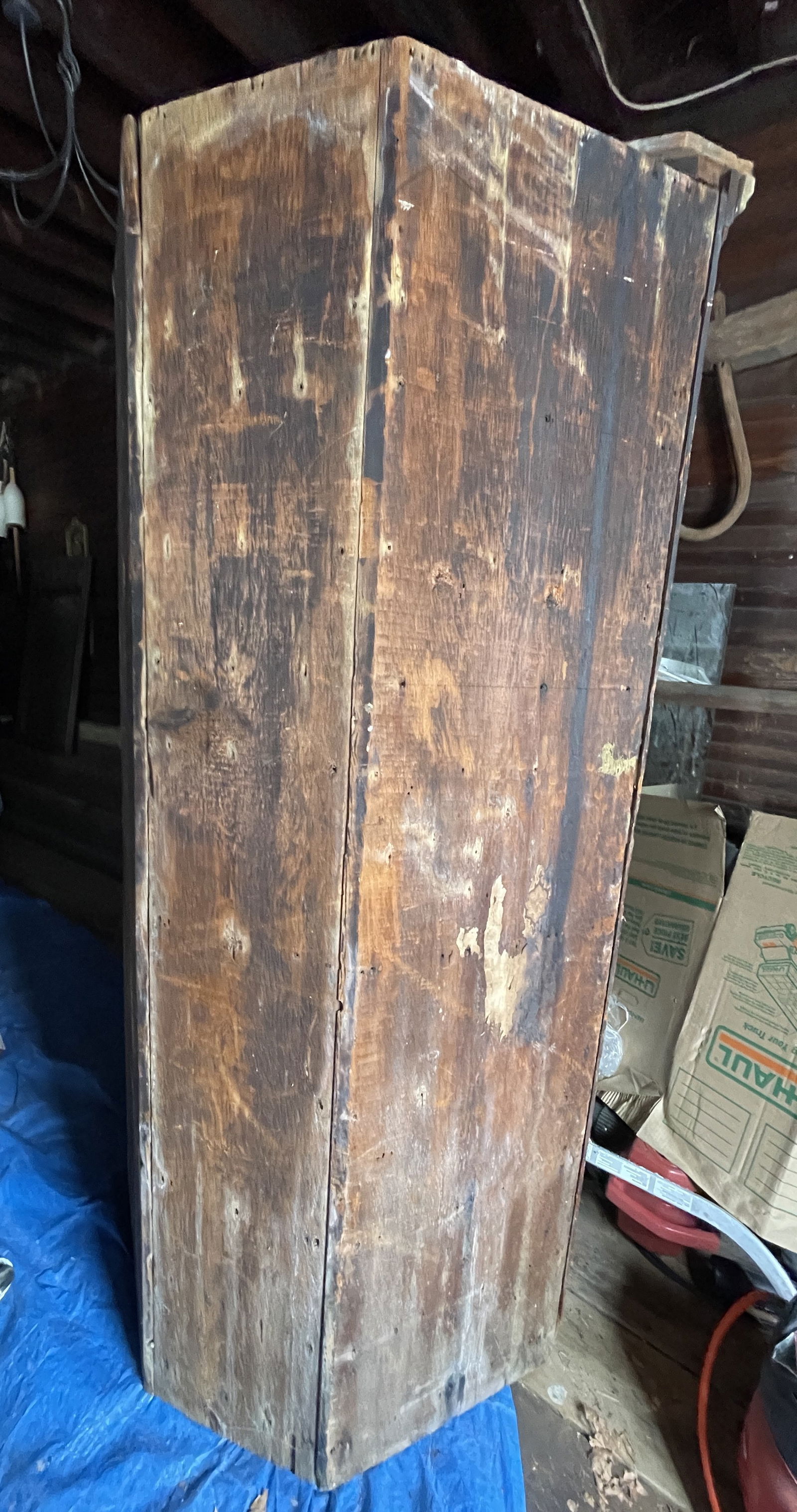 EARLY CORNER CUPBOARD - 6