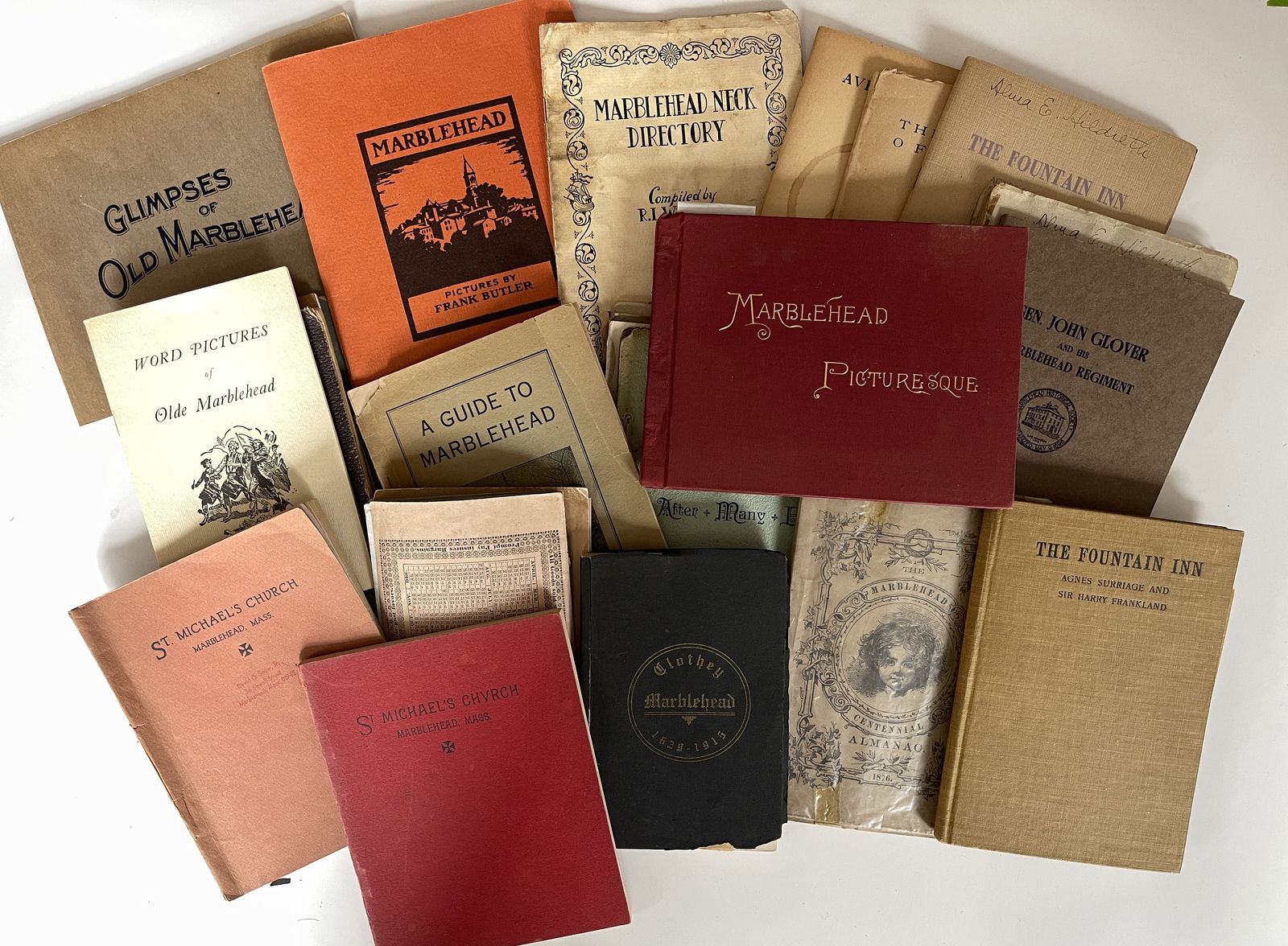 MISC. MARBLEHEAD PAMPHLETS, BOOKS: MISC. MARBLEHEAD PAMPHLETS, BOOKS