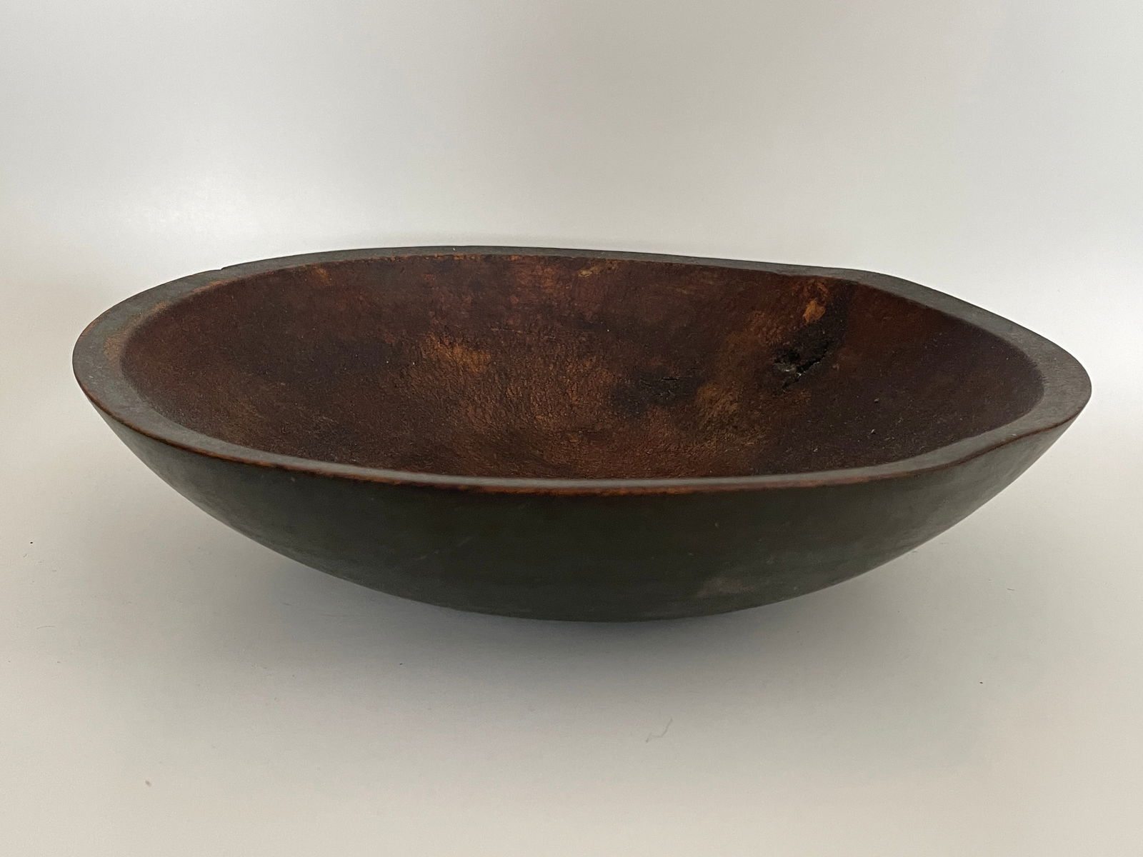 EARLY GREEN PAINTED BEE HIVE BOWL (1 of 4)