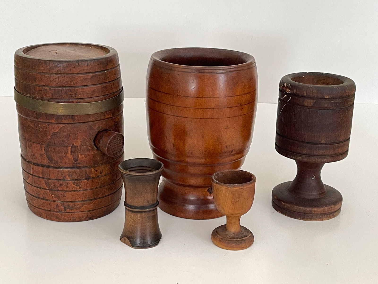 GROUPING OF TREENWARE - 3