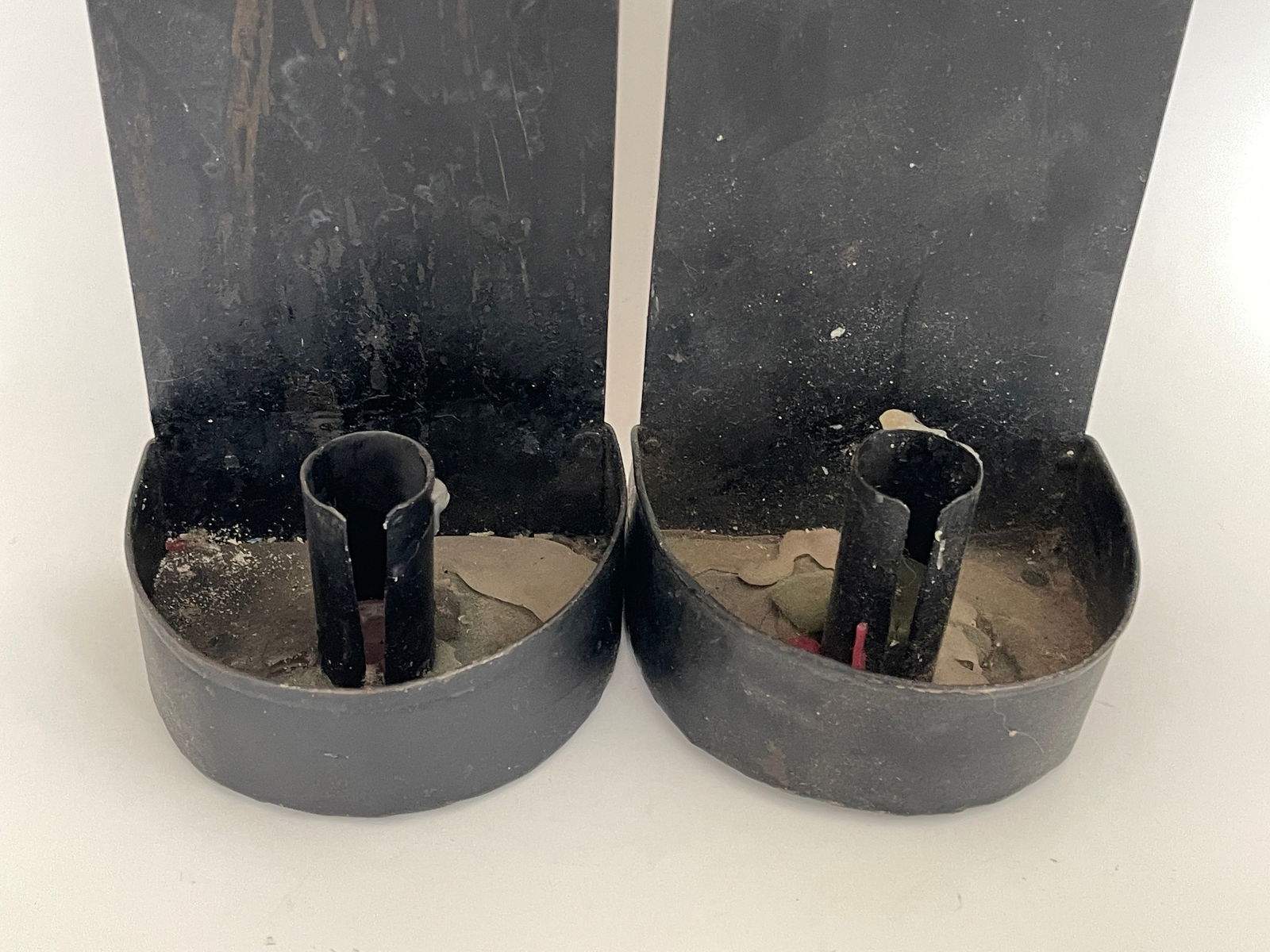 PAIR TIN SCONCES - 2