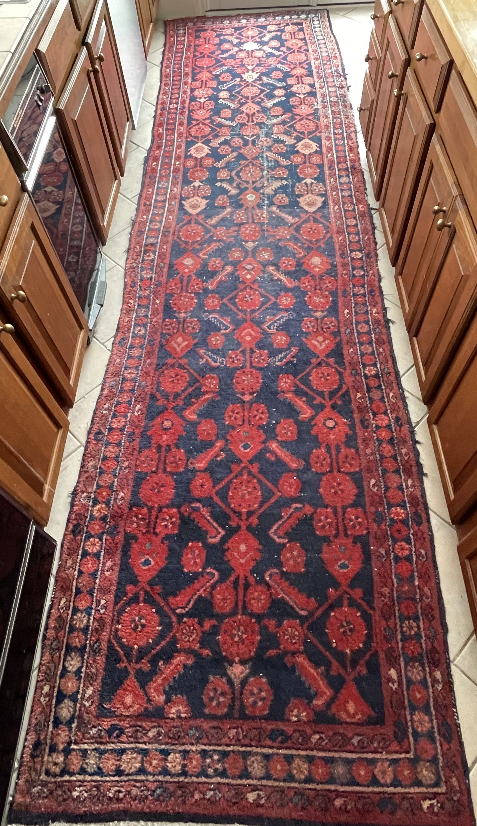 ANTIQUE PERSIAN RUNNER 40 X 165 (1 of 2)