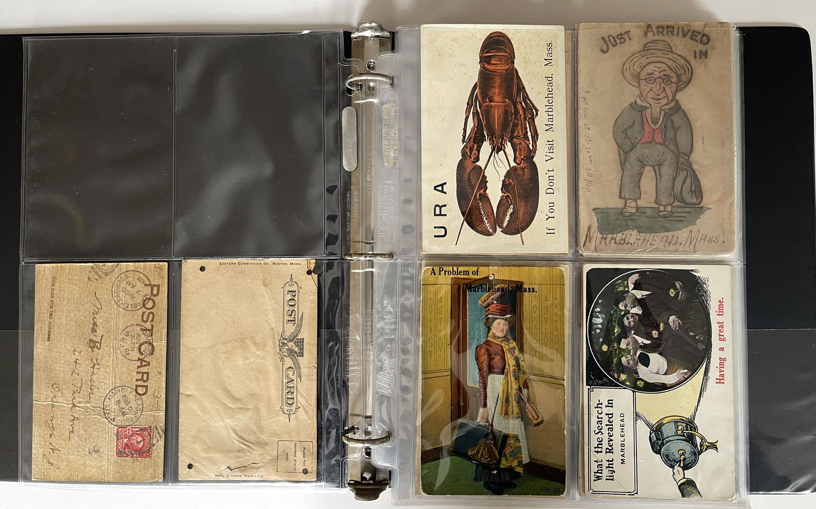 SMALL MARBLEHEAD POST CARD BOOK: SMALL MARBLEHEAD POST CARD BOOK