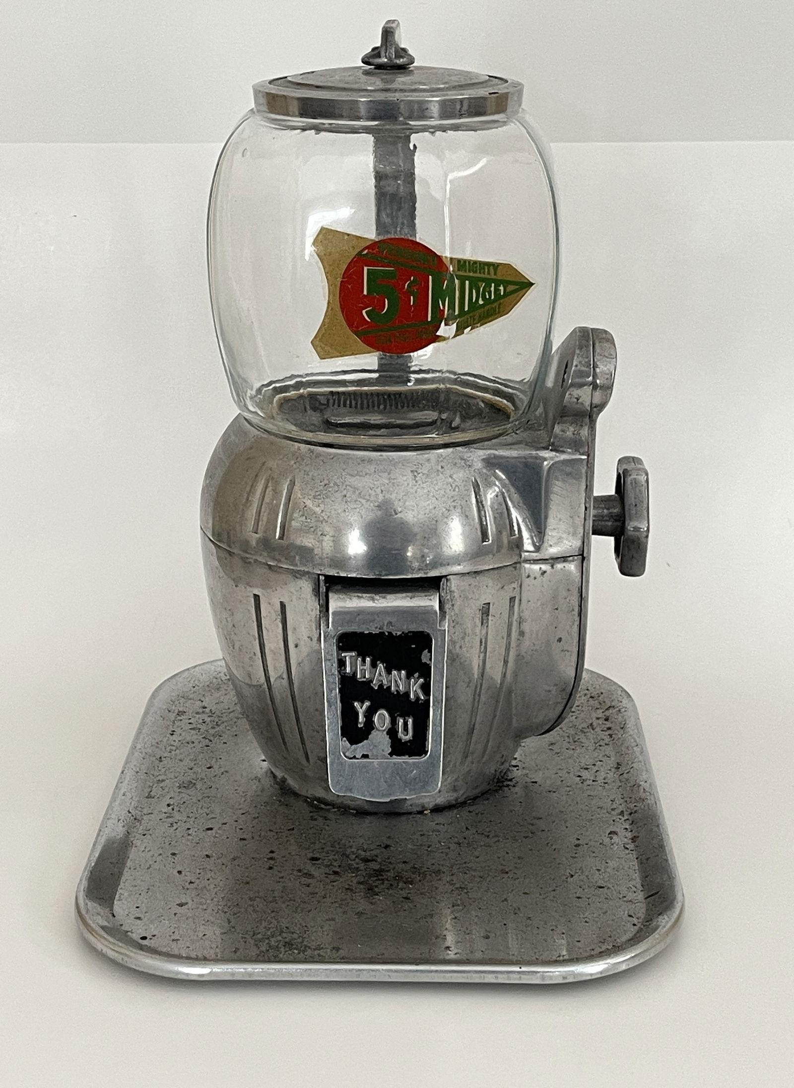 MIGHTY MIDGET CANDY MACHINE: 1930-1940 MIGHTY MIDGET CANDY MACHINE