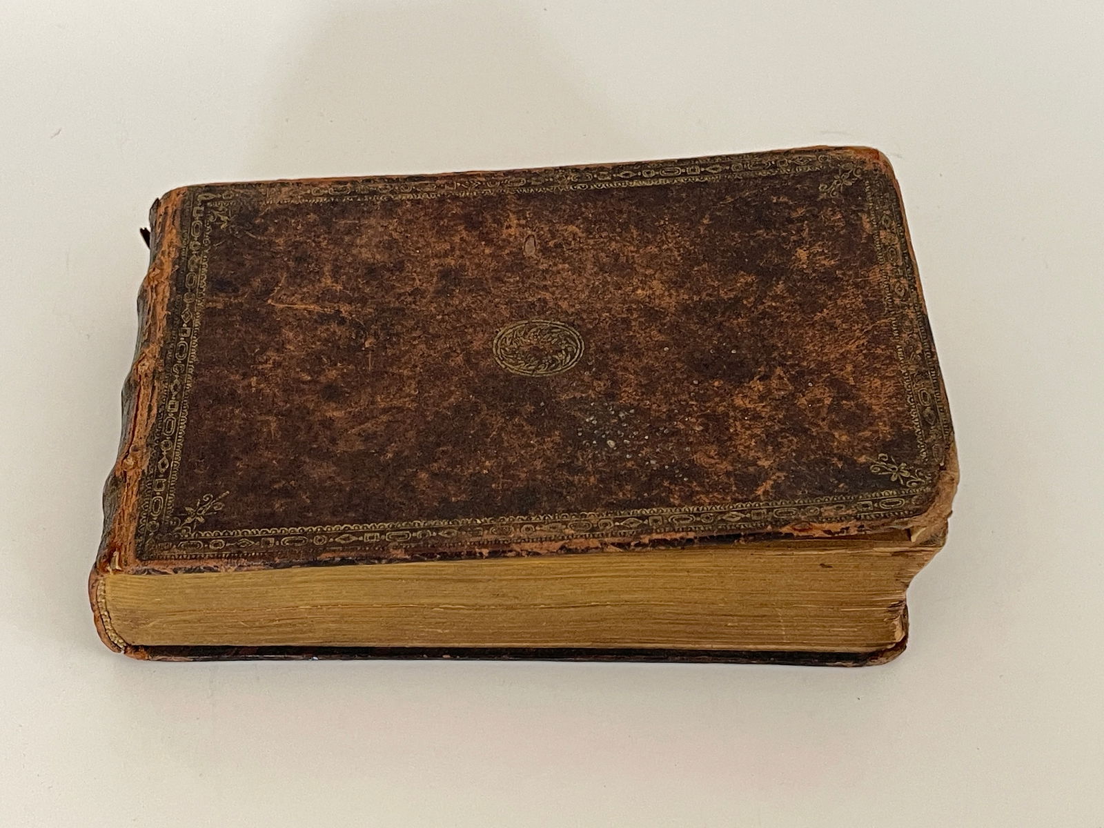 AN 18TH C. MANUSCRIPT AND WATERCOLOR FRIENDSHIP BOOK: AN 18TH C. MANUSCRIPT AND WATERCOLOR FRIENDSHIP BOOK. GERMANY, CA., 1720. 12MO; 4 X 6½ IN. (102 X 167MM). ILLUSTRATED WITH FOUR FULL PAGE WATERCOLORS, INCLUDING ARMORIAL FEATURES, AND ONE