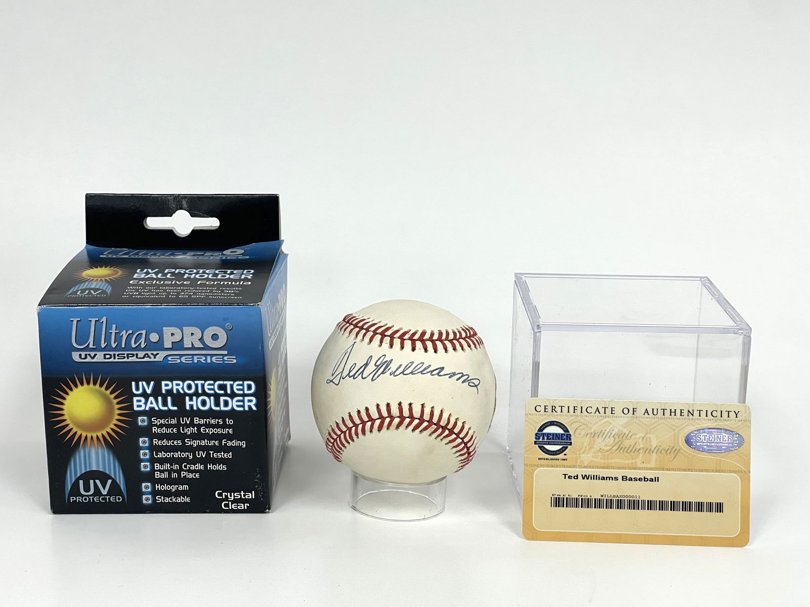 TED WILLIAMS SIGNED BASEBALL (1 of 5)