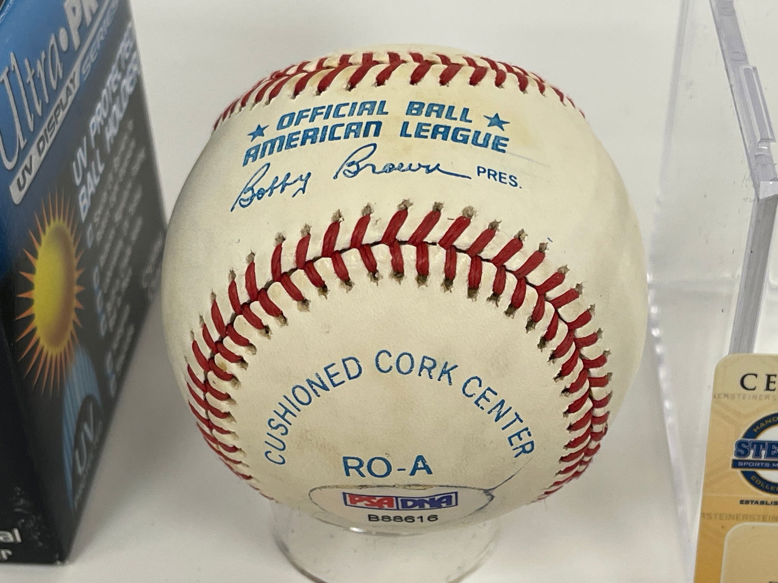 TED WILLIAMS SIGNED BASEBALL - 4