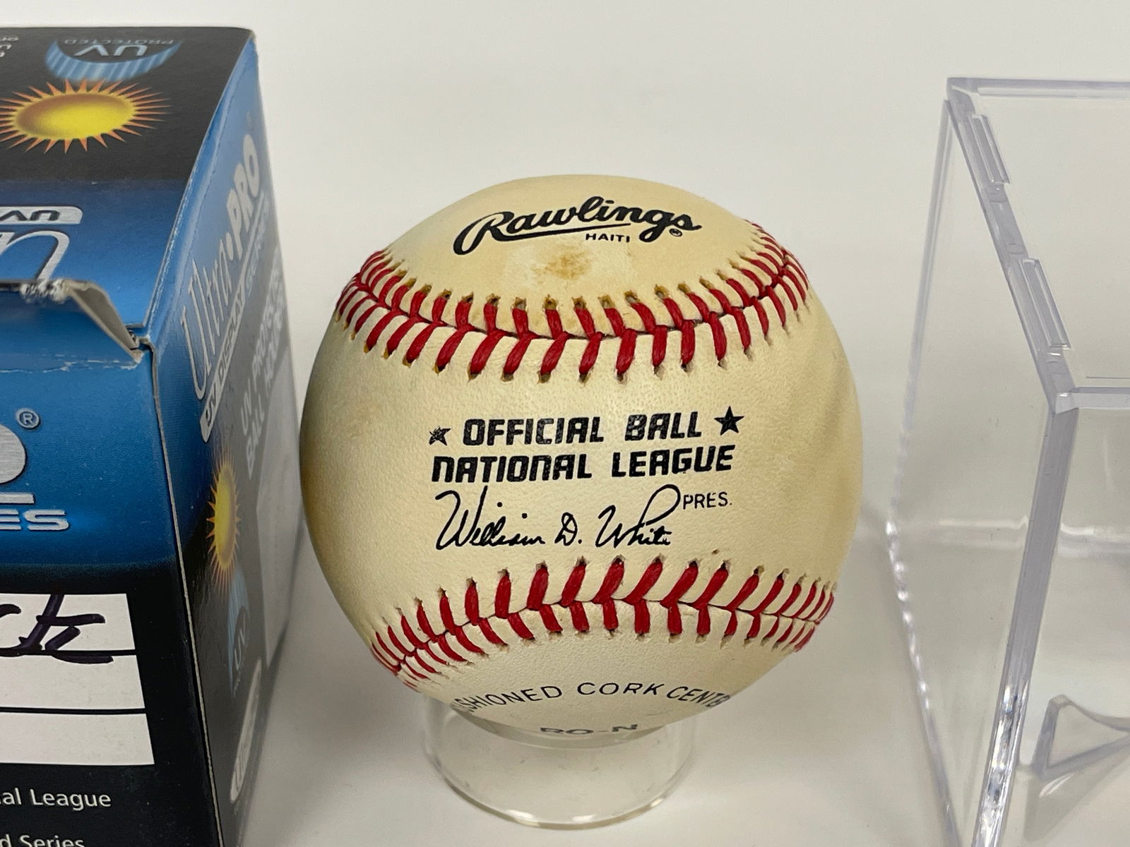 LOU BROCK SIGNED BASEBALL - 3
