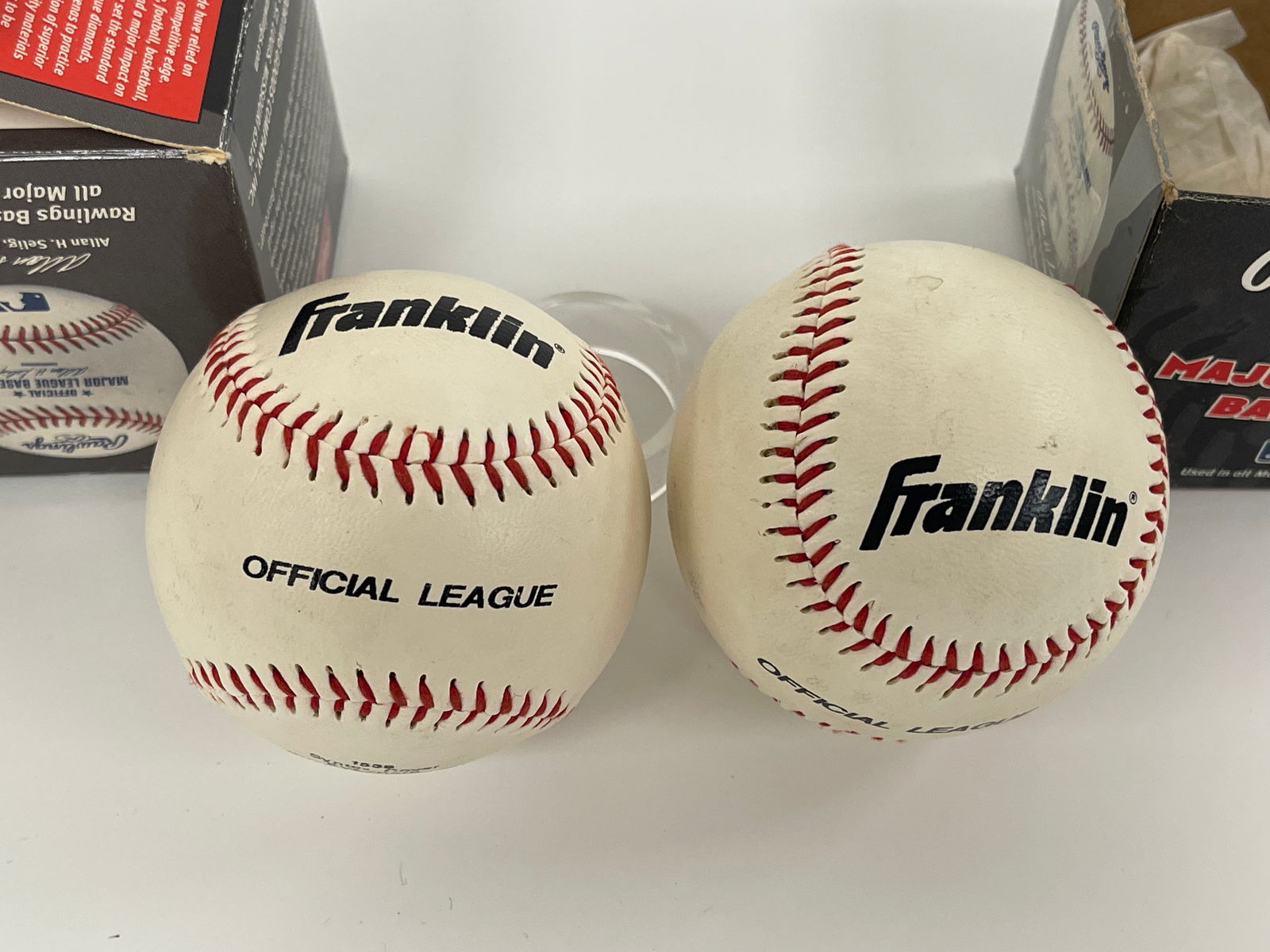 TWO CARL ERSKINE SIGNED BASEBALL - 4