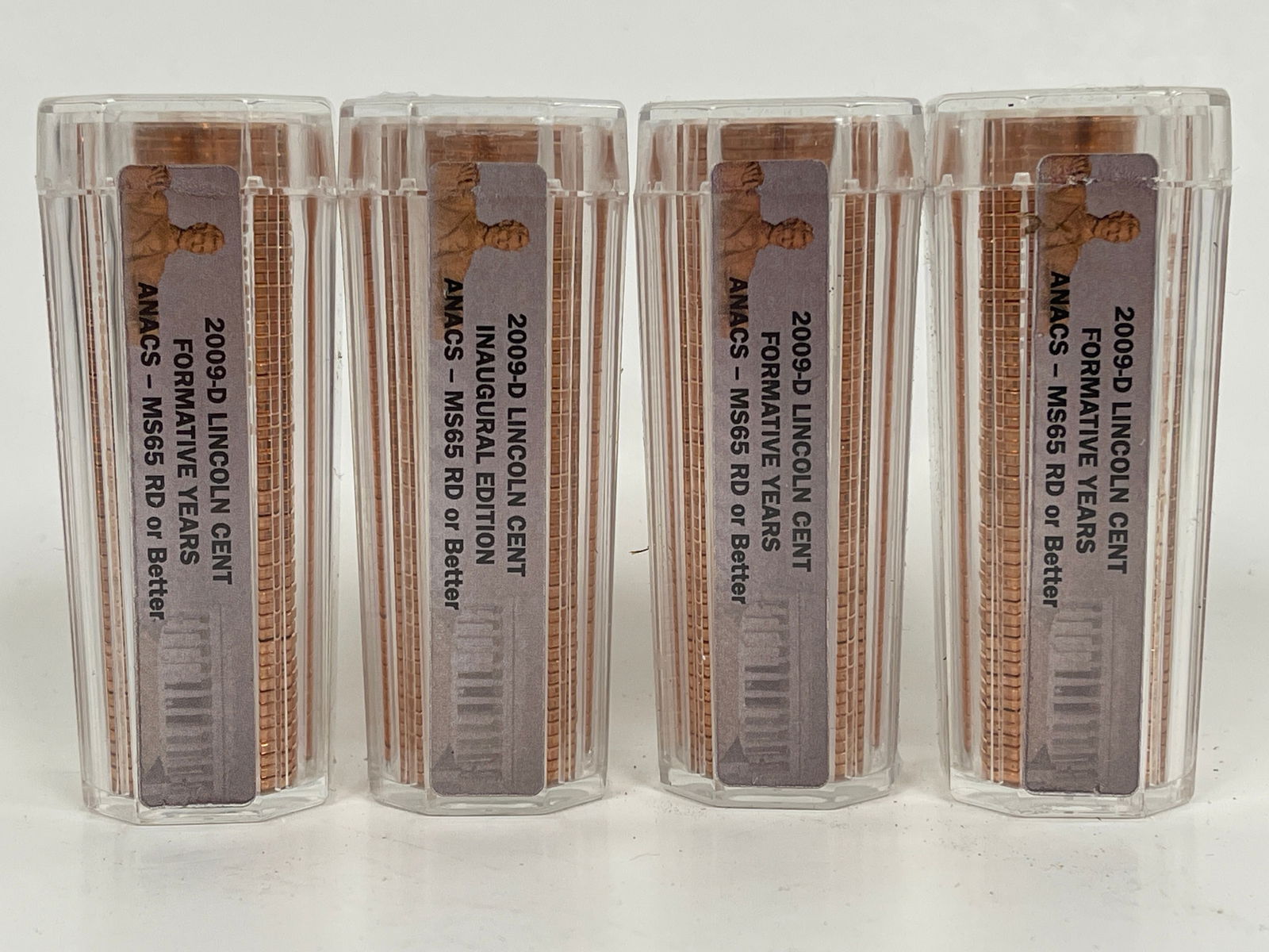 FOUR SET UNCIRCULATED PENNIES 2009-D - 4