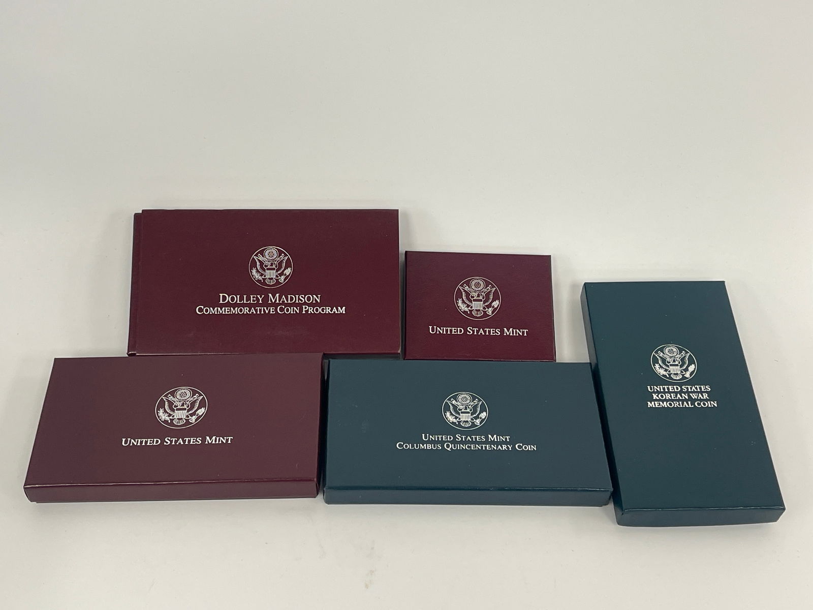 FIVE US MINT PROOF COINS - 6