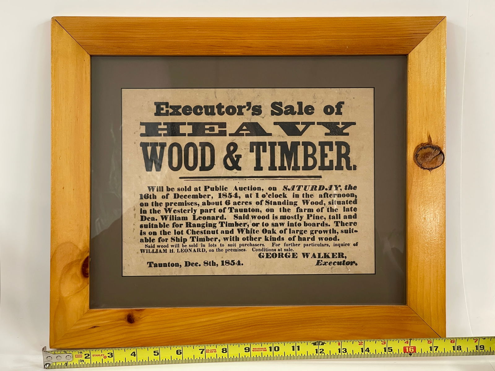 BROADSIDE, “WOOD & TIMBER - 4