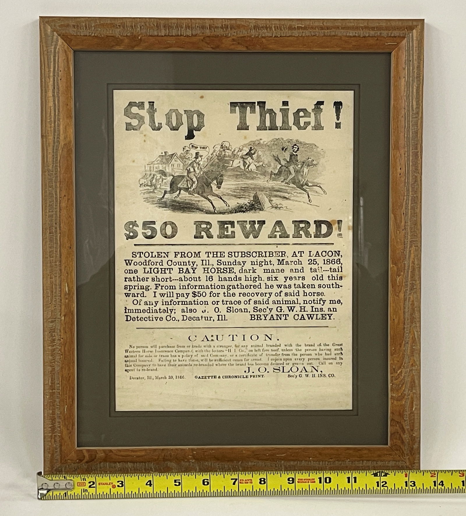 HORSE THIEF BROADSIDE - 5