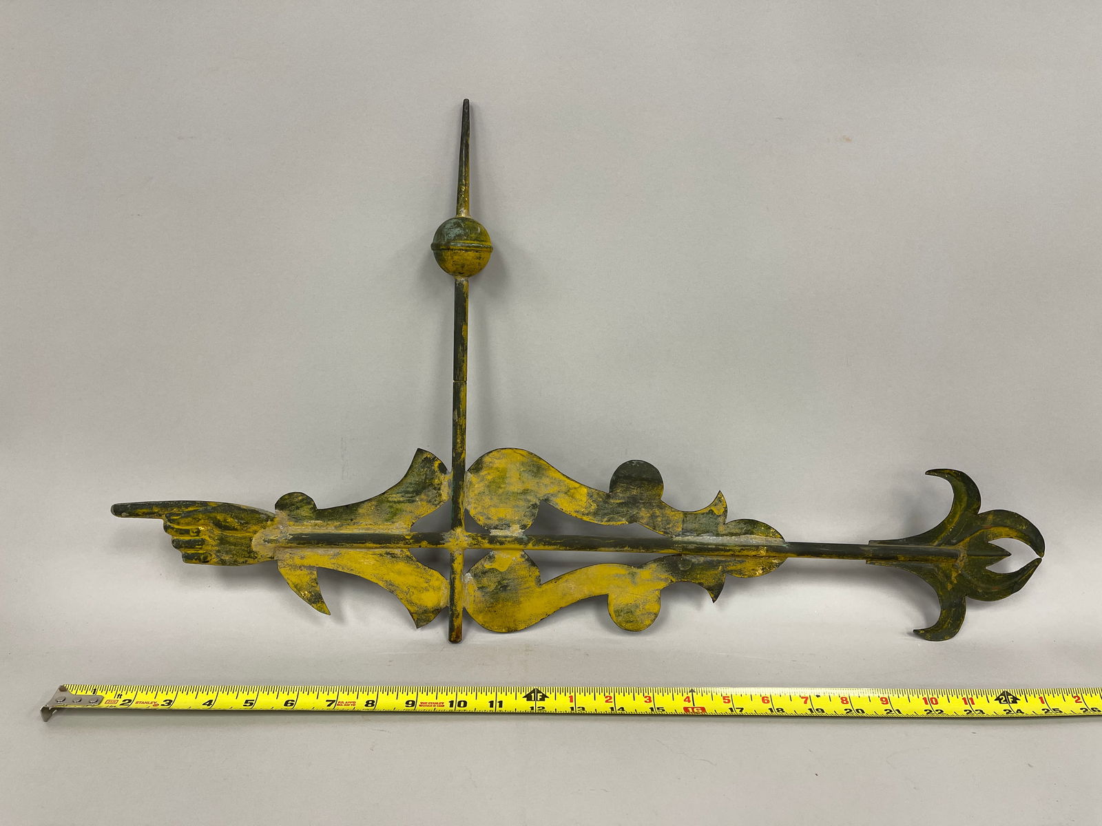 RARE SMALL POINTING HAND VANE - 3