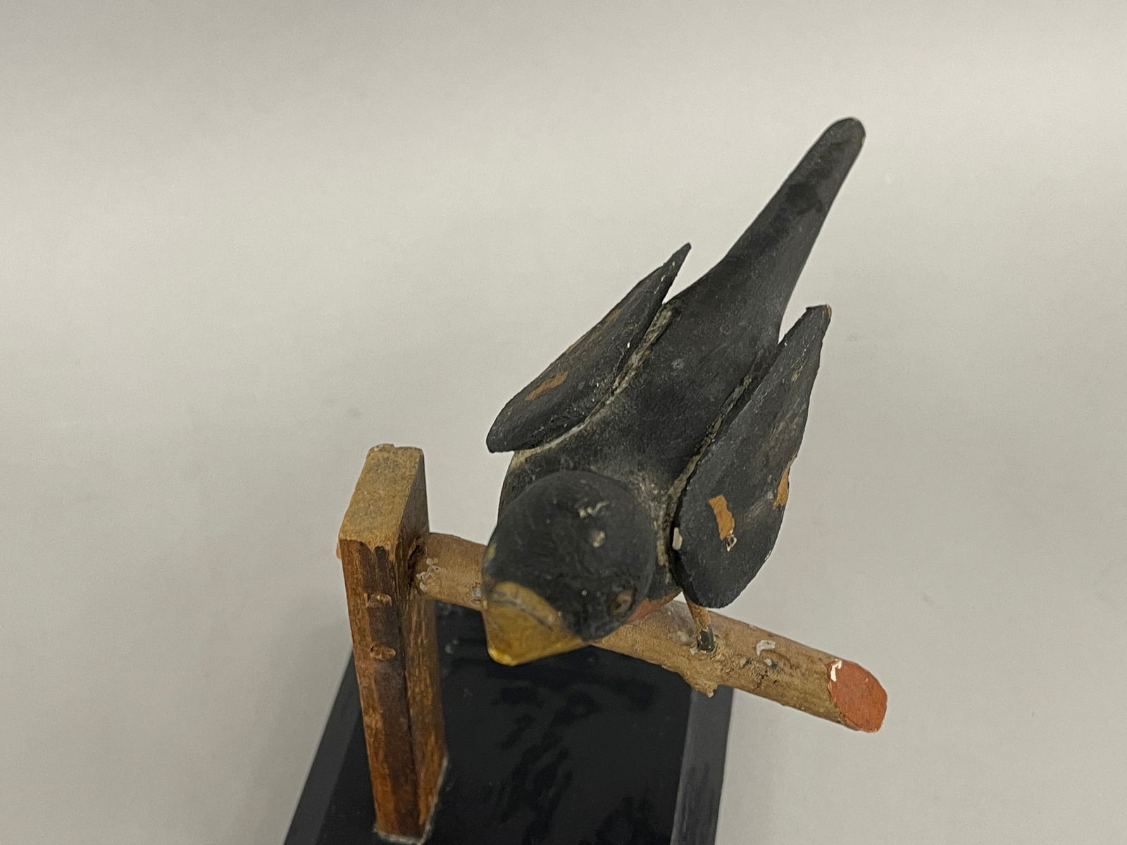 CARVED ROBIN ON BRANCH - 4