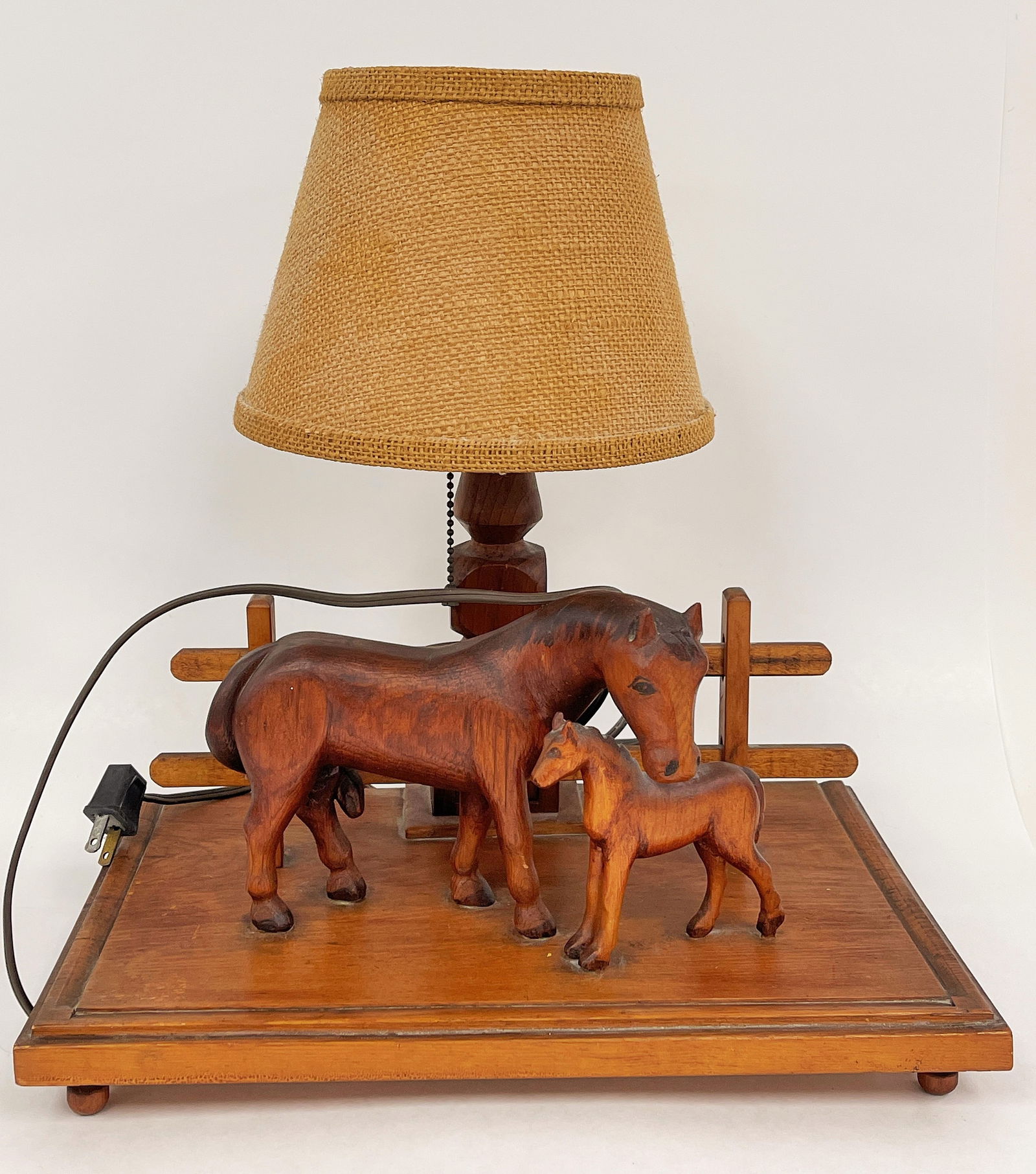 HORSES TABLE LAMP (1 of 4)