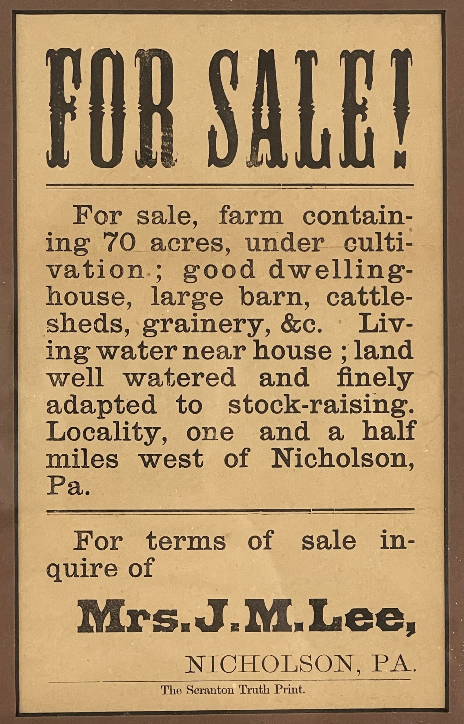 BROADSIDE, 70 ACRE FARM - 2