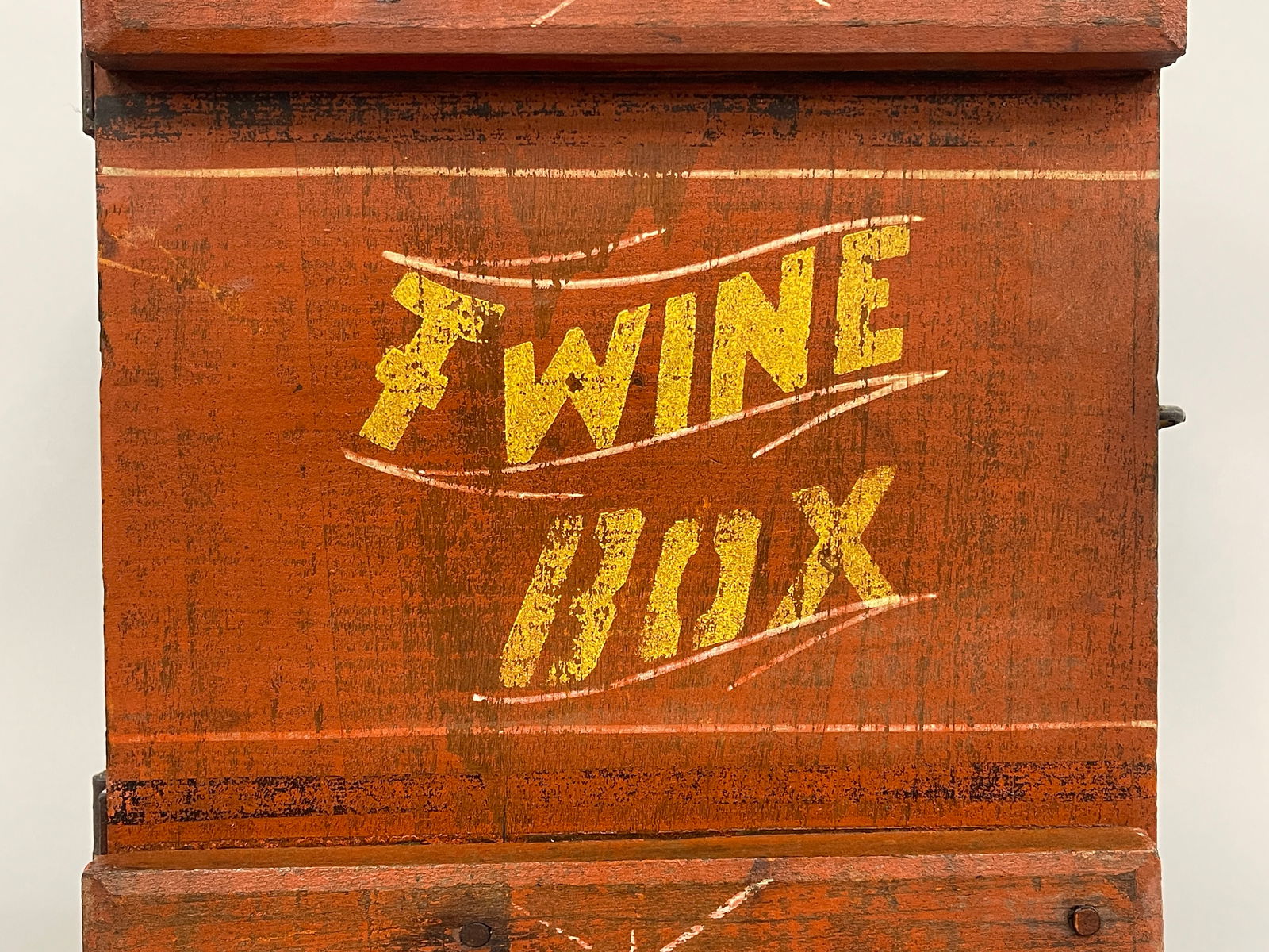 PAINTED TWINE BOX - 2