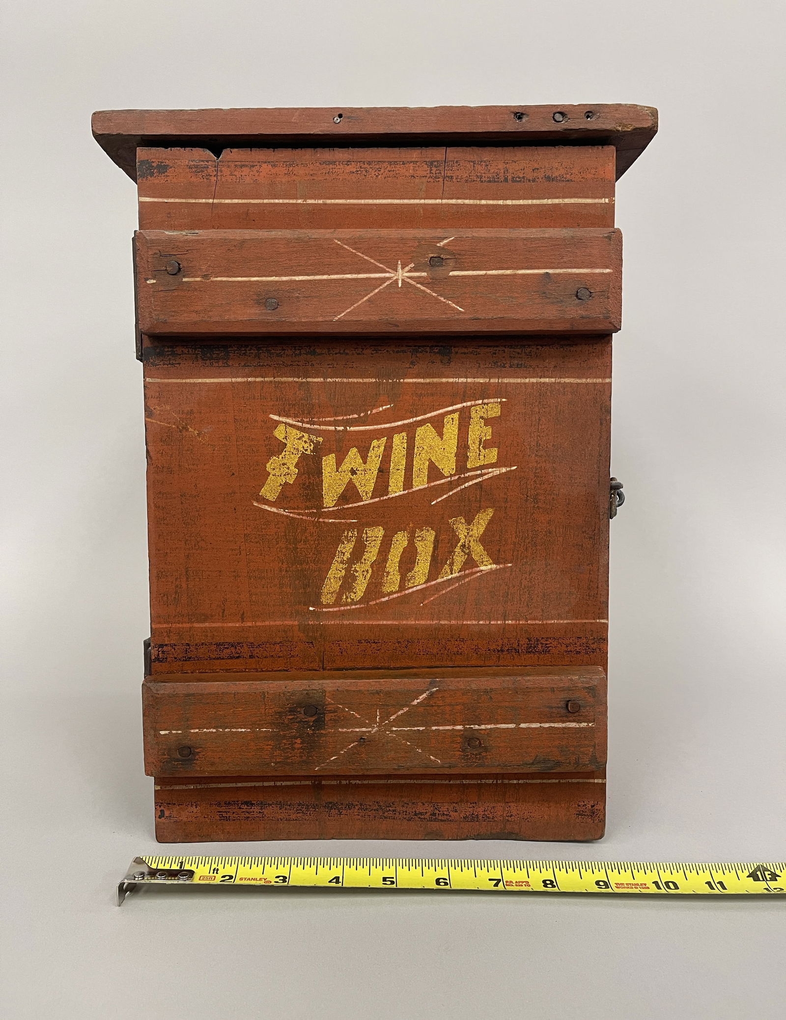 PAINTED TWINE BOX - 8