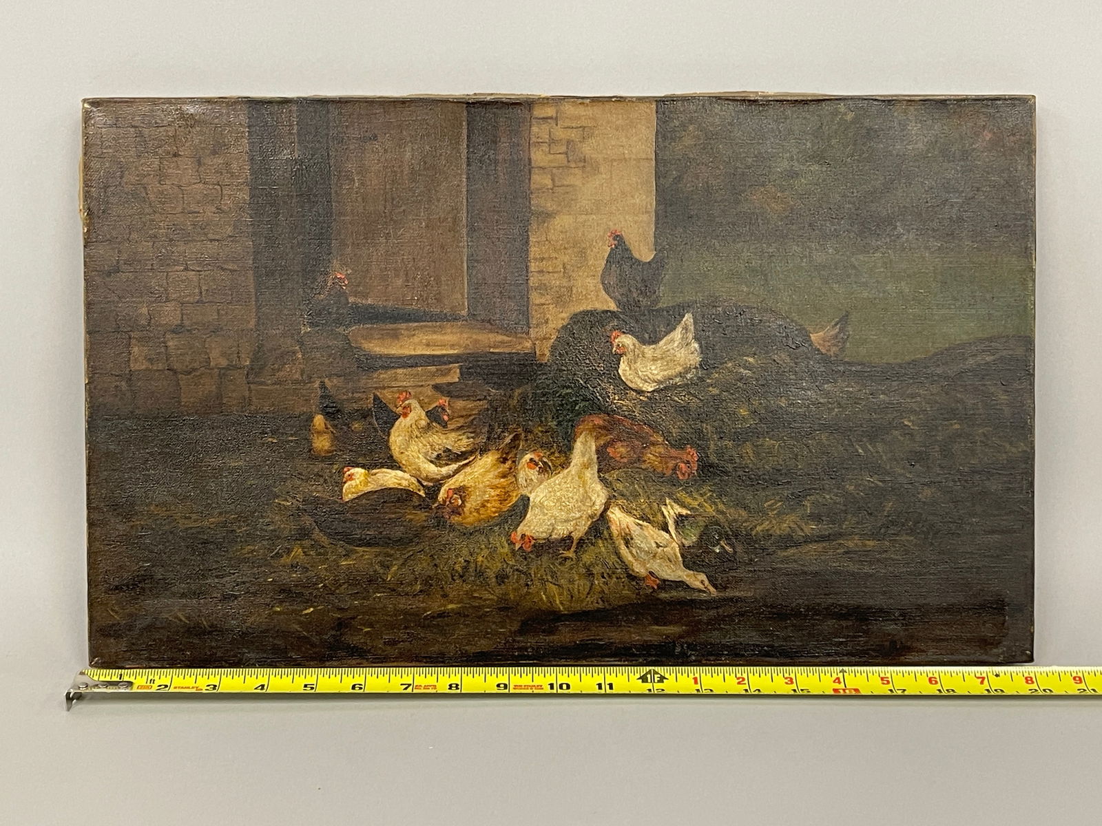 PAINTING, CHICKENS - 3