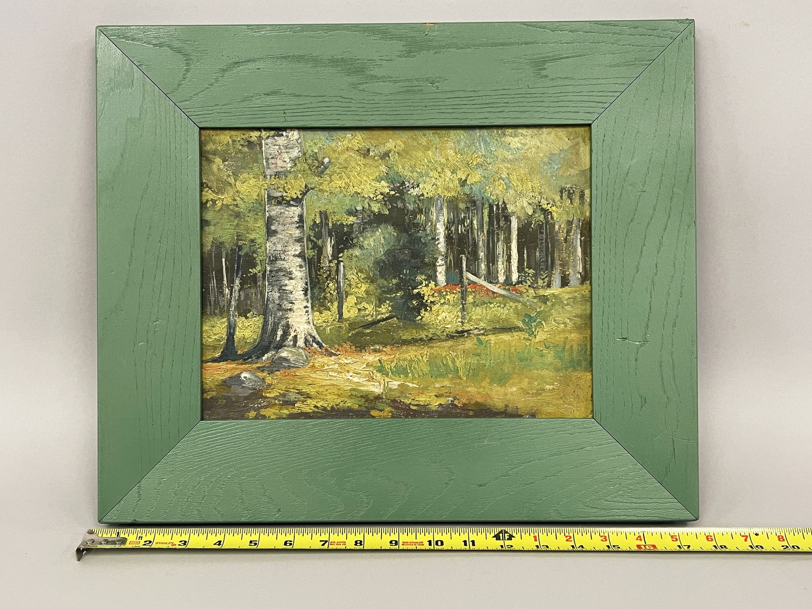 PAINTING, BIRCH TREES FOREST - 2